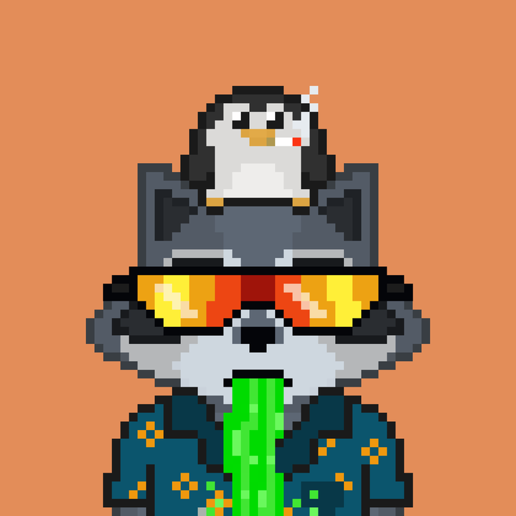 Image of Pixel Raccoon #2099