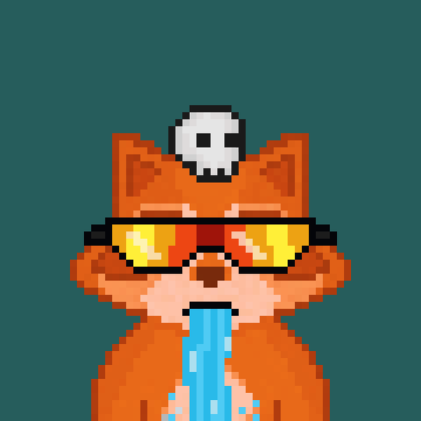 An image of Pixel Raccoon #2100