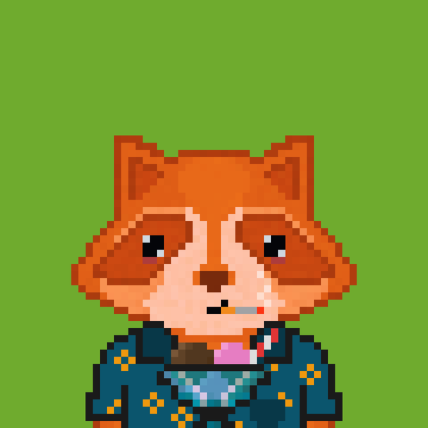 Image of Pixel Raccoon #2114