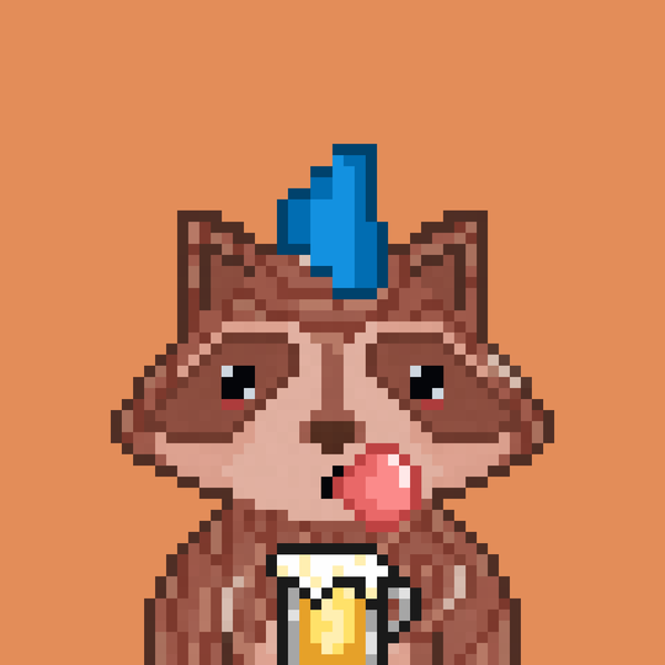 Image of Pixel Raccoon #2120