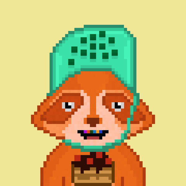 Image of Pixel Raccoon #2122