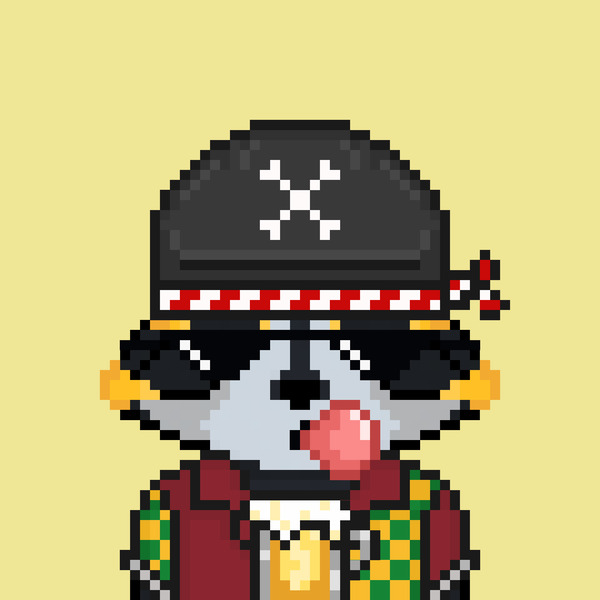 Image of Pixel Raccoon #2130