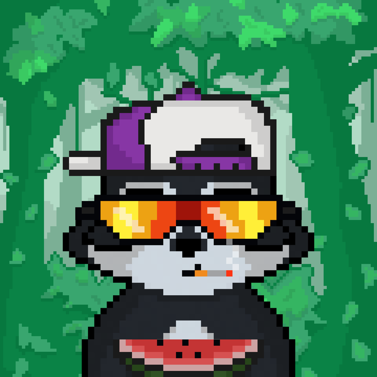 Image of Pixel Raccoon #2131