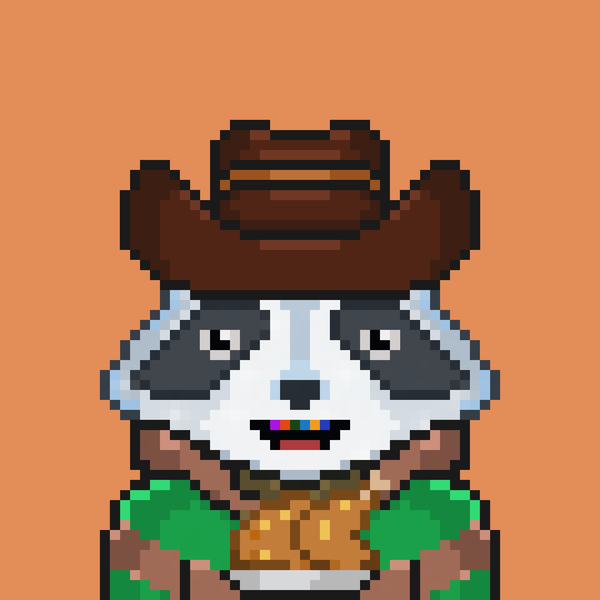 Image of Pixel Raccoon #2133