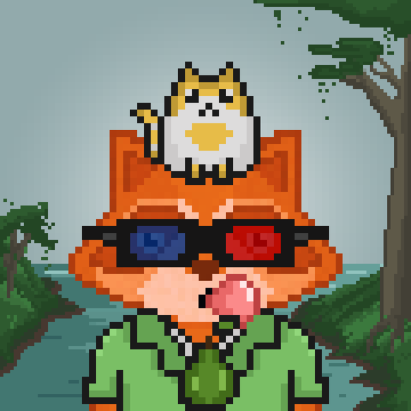 Image of Pixel Raccoon #2135