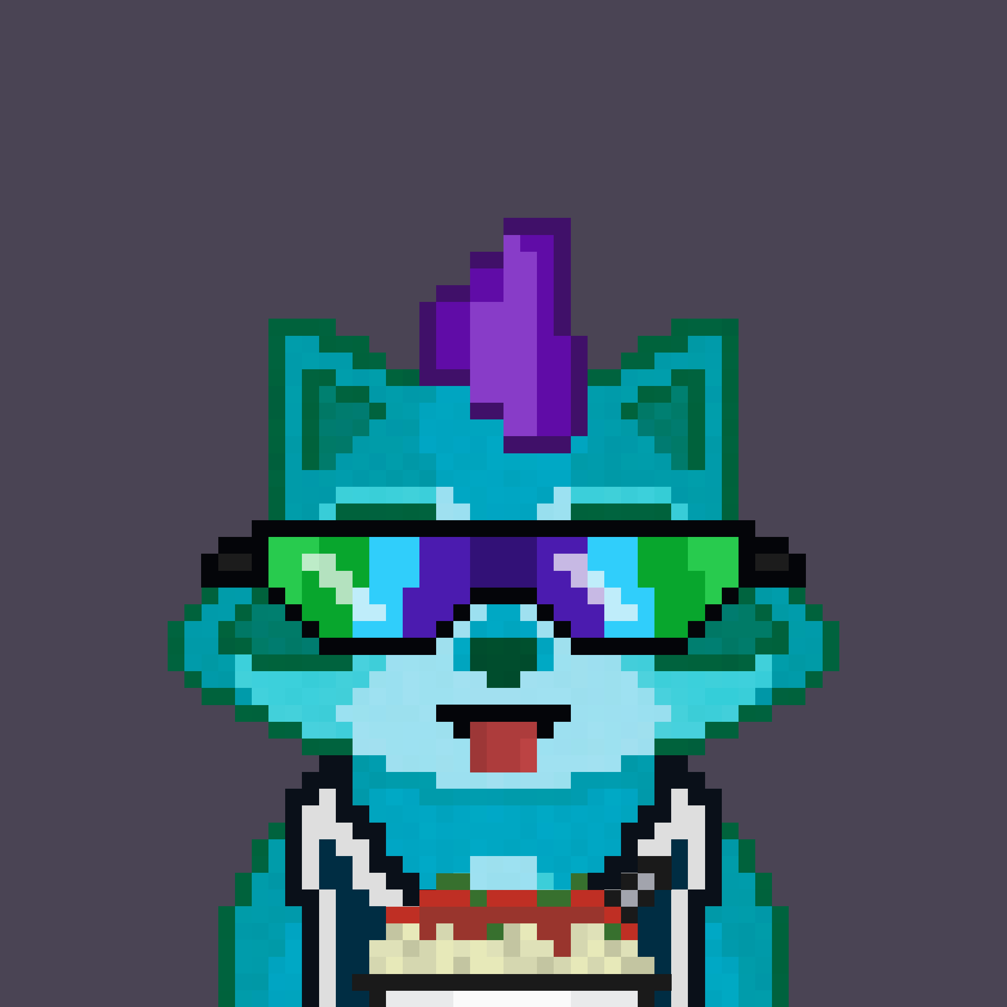 Pixel Raccoon #2347 NFT on Algorand