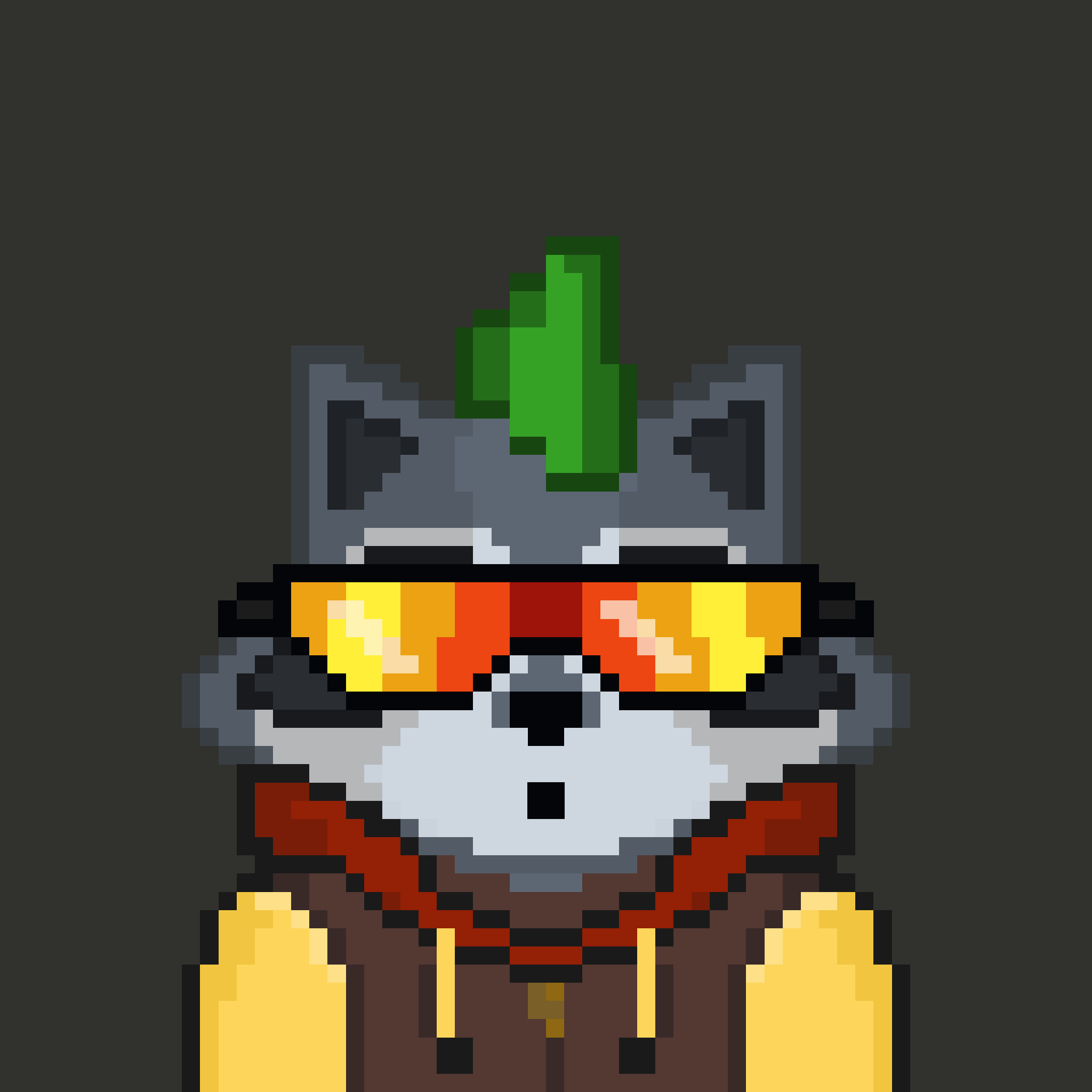 Pixel Raccoon #2359 NFT on Algorand