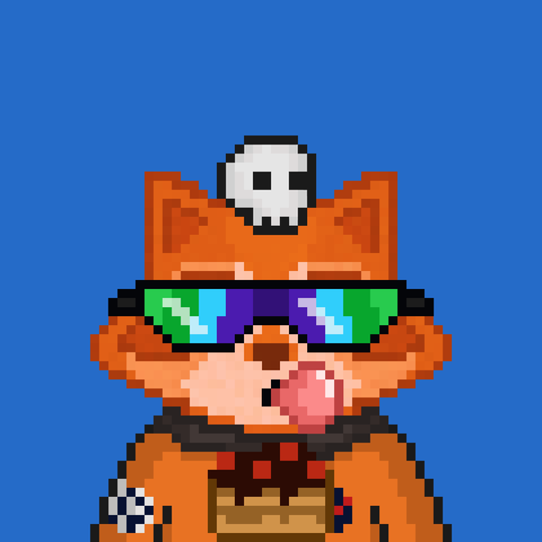 An image of Pixel Raccoon #24