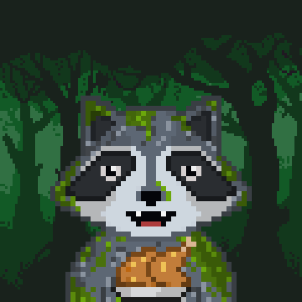 Image of Pixel Raccoon #26