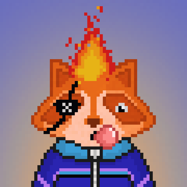 Image of Pixel Raccoon #28