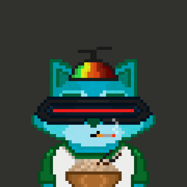 An image of Pixel Raccoon #9