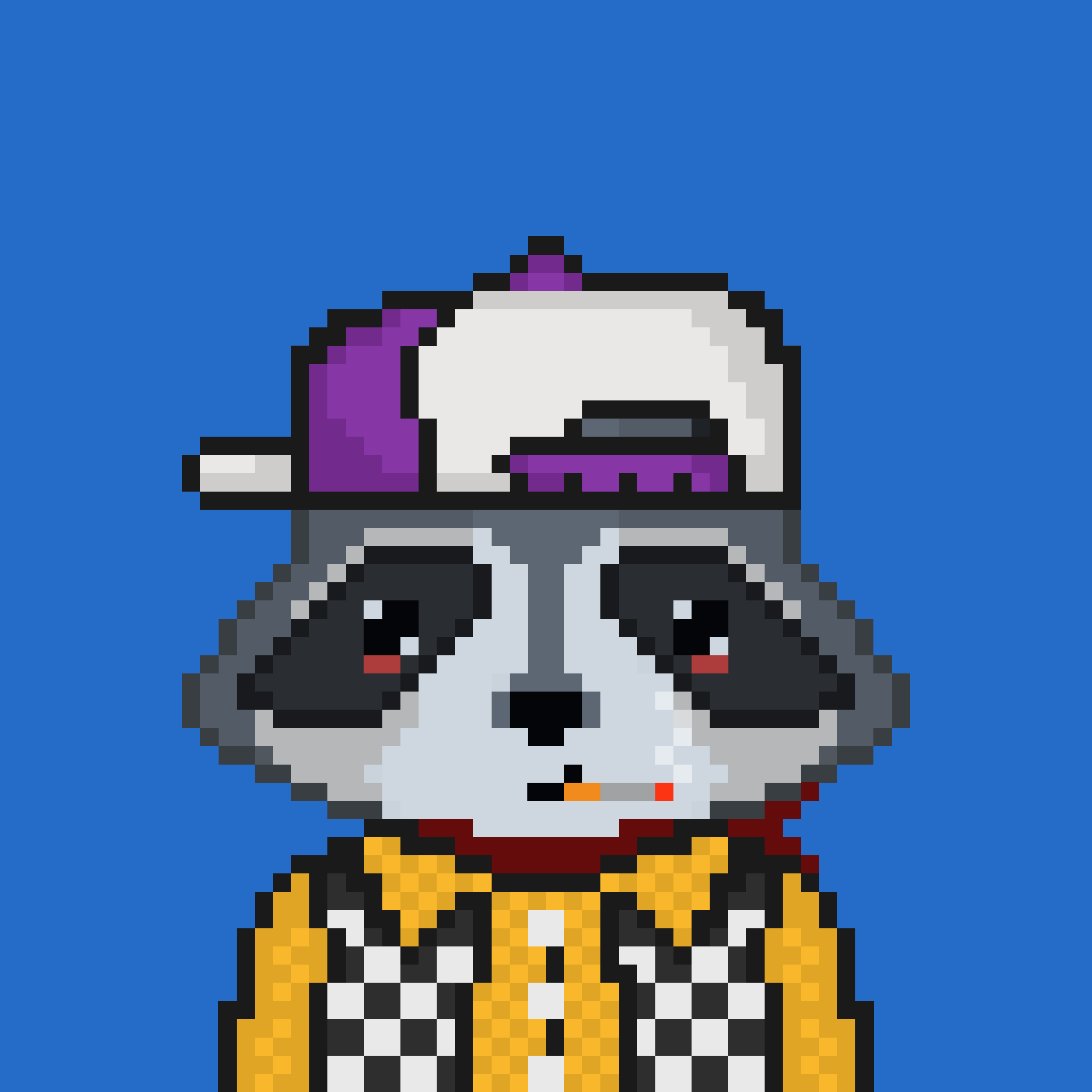 Pixel Raccoon #969 NFT on Algorand