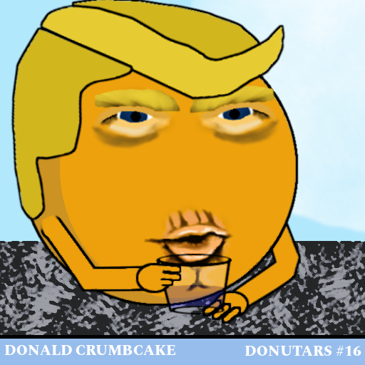 Image of Donald Crumbcake - Donutar #16