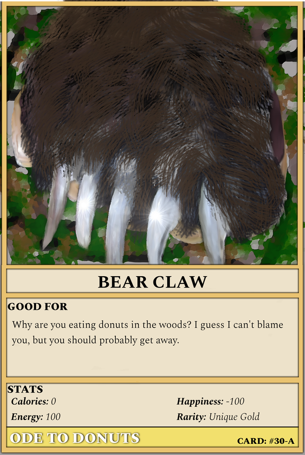 An image of #30-A Bear Claw (IMG)