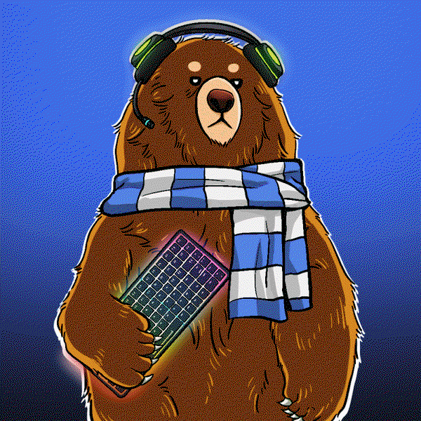 An image of (#047) Beary the Chroma Bear