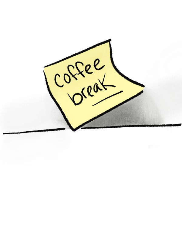 An image of Note, Coffee Break