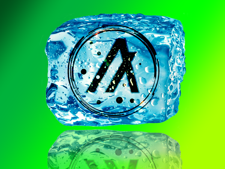 Image of Ice Cubed Transparent Algo Coin