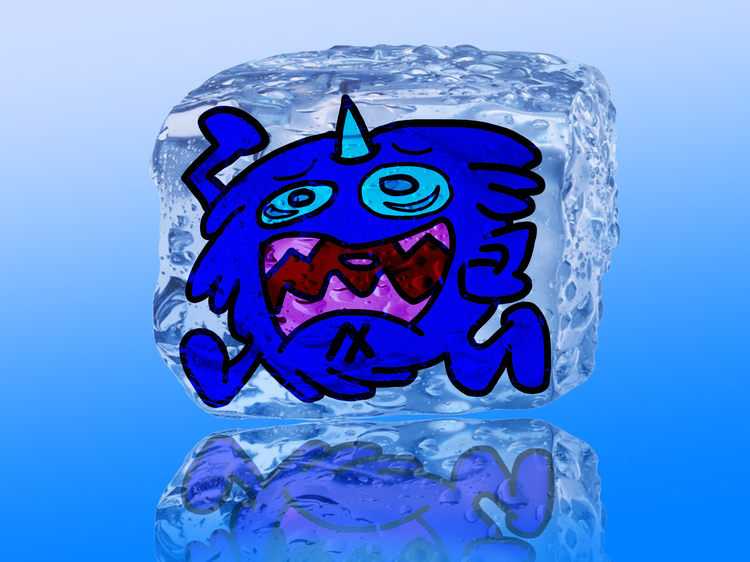 Image of Ice Cubed Algo Monster Petrify