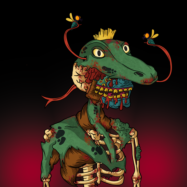 Image of AlgoBones2 #069 (Undead Goanna)