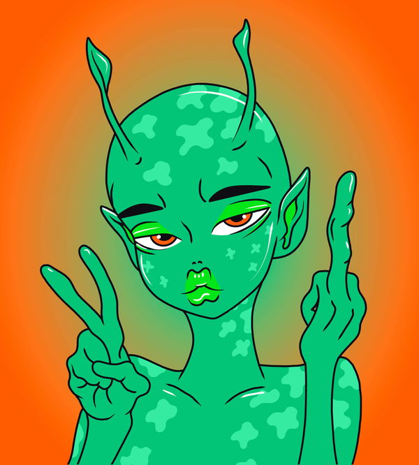 Image of Bored Alien 1