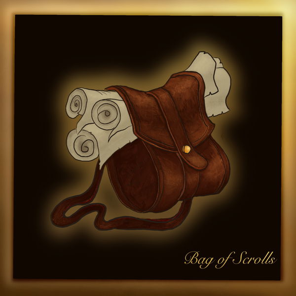 Image of Bag of Scrolls (gold)