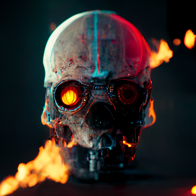 Image of Cyber Skull #11