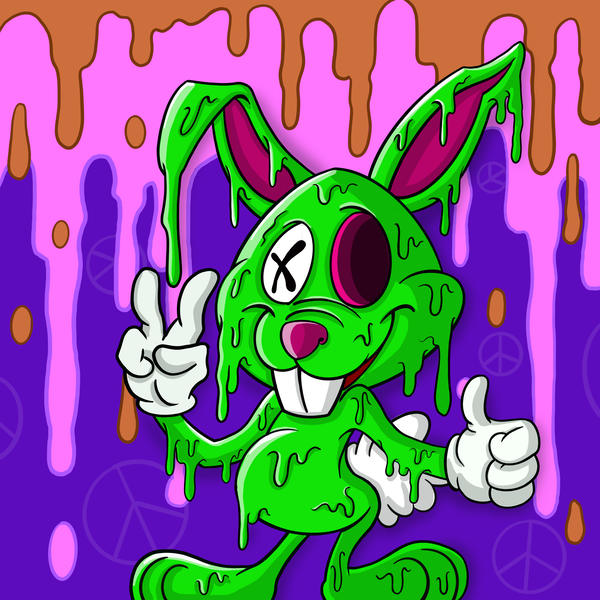 An image of melty bunny green