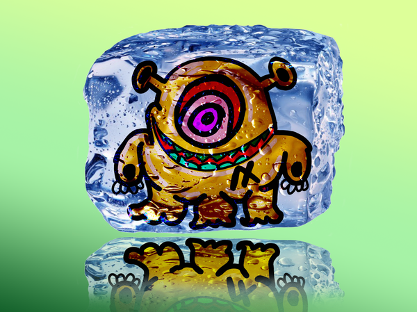 Image of Ice Cubed Algo Monster Sparkly