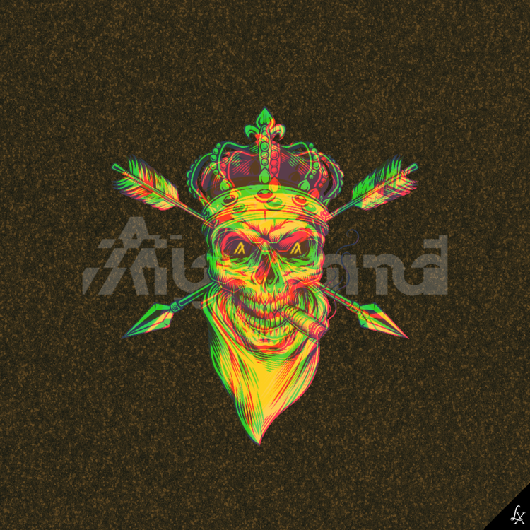 Image of Linx Golden King Skull #018