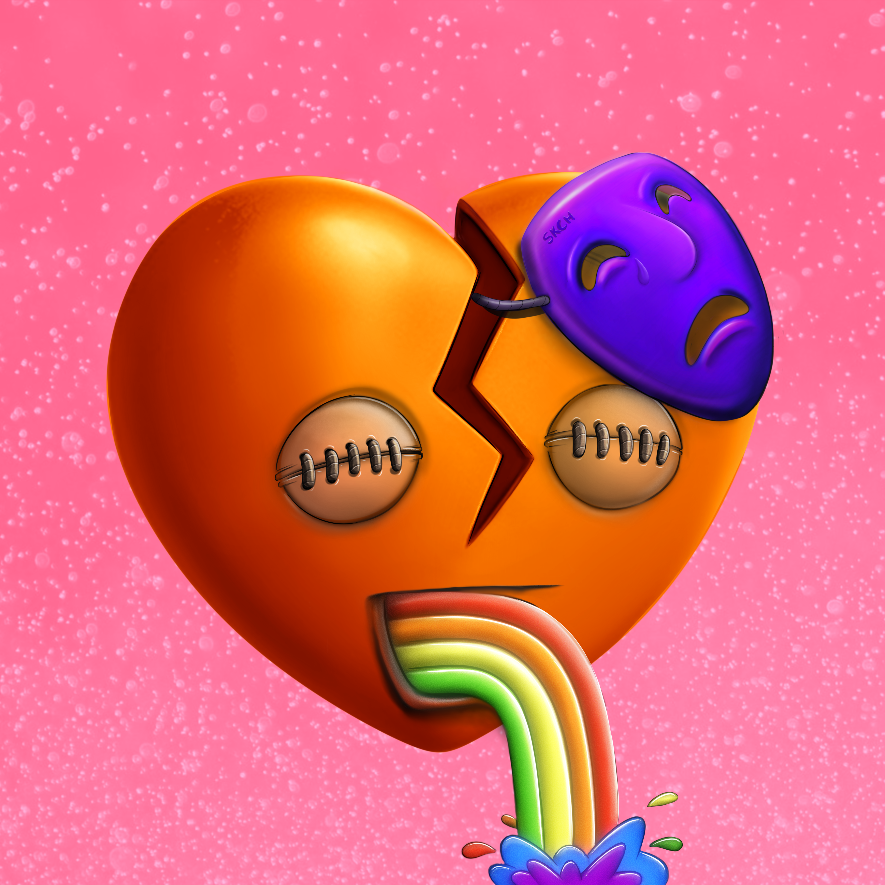Broken Hearts Club #348 NFT on Algorand
