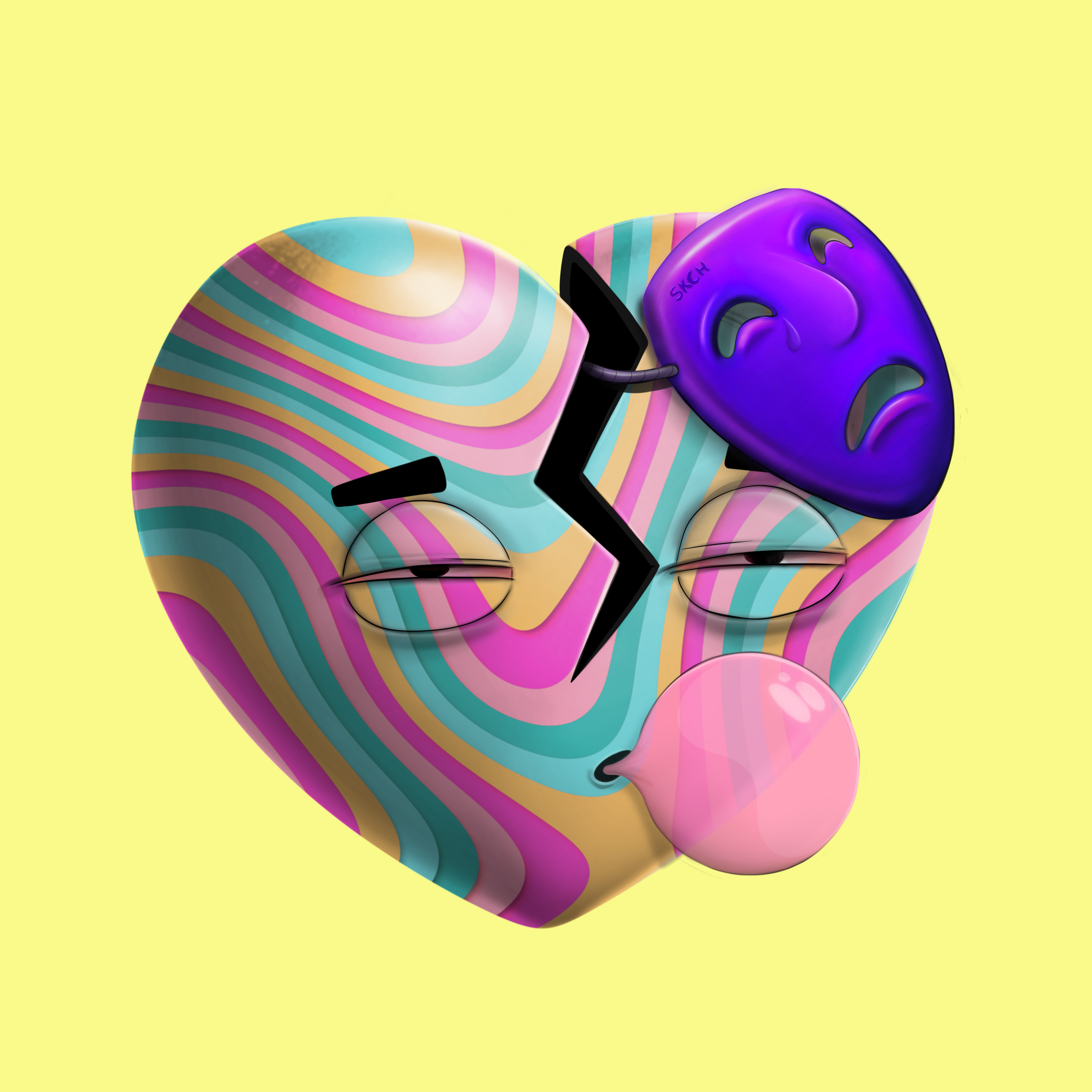 Broken Hearts Club #764 NFT on Algorand