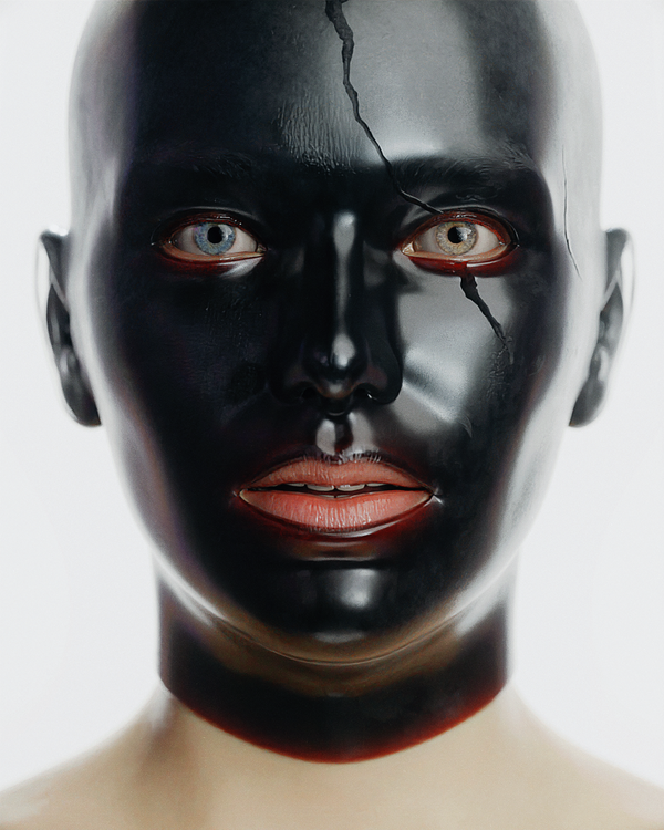 Image of Black Glass Scrape Mask